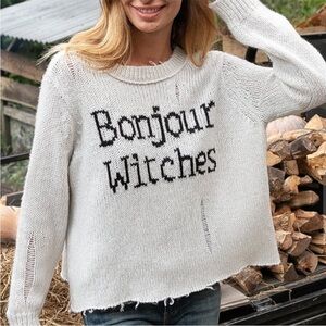 Wooden Ships Bonjour Witches sweater S/M